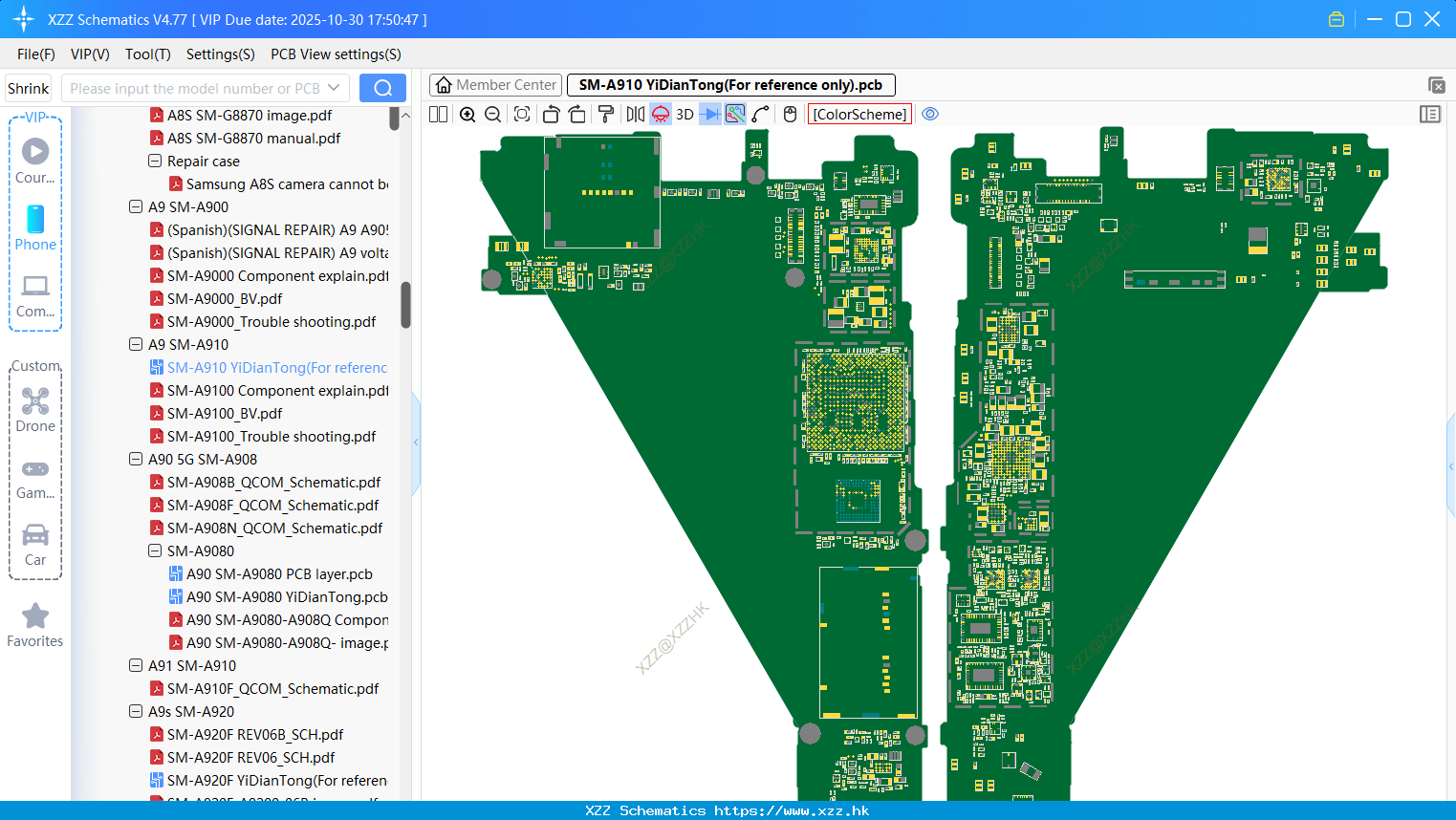 Samsung SM-A910 bitmap(For Reference Only)